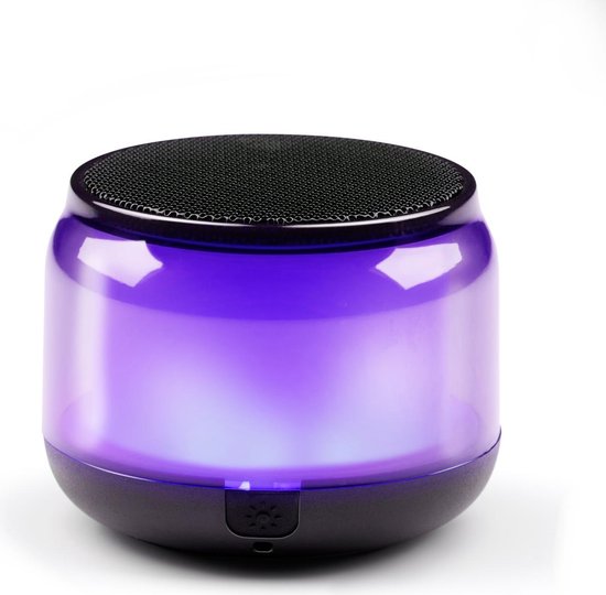 Draagbare Bluetooth Speaker - Muziek box met RGB verlichting - Partybox met 3 uur speeltijd - Draadloze speaker met USB-C
