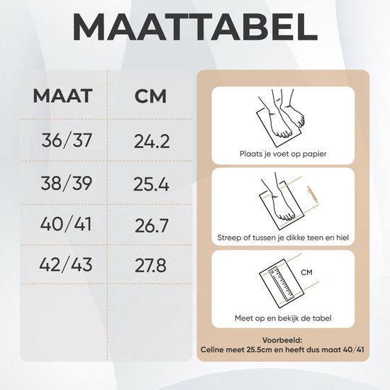 Pantoffels Dames - Sloffen - Maat 40/41 - Grijs - Anti-slip - Comfeet