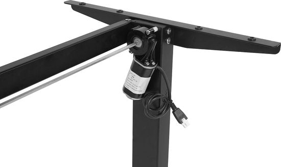 Feel Furniture  Elektrisch verstelbaar bureau - 120x60cm - Frame - Zwart