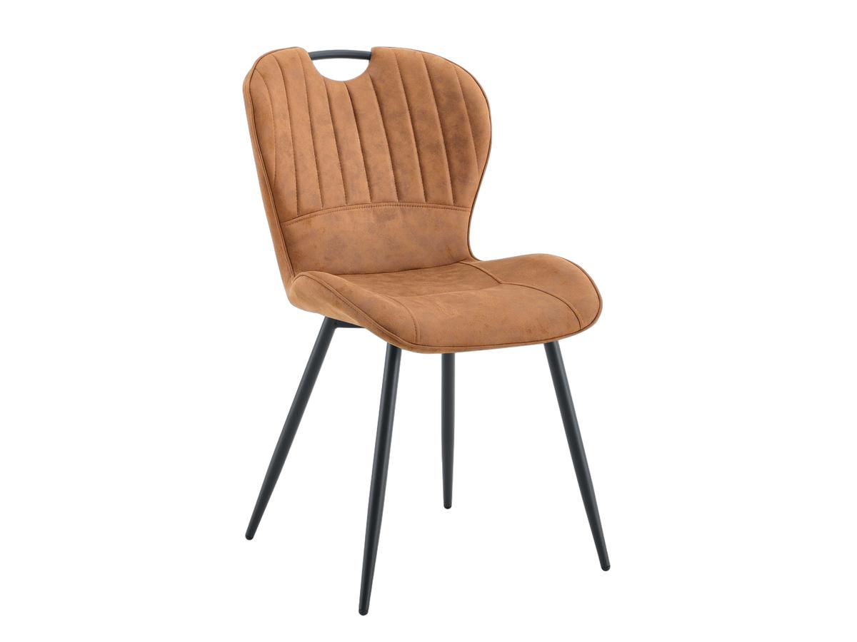 Multifurn Sten Eetkamerstoel - Microleder Cognac - Duopack 2 stuks