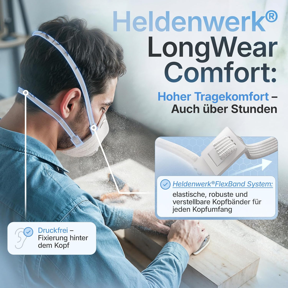 Heldenwerk FFP3-Masker met Ventiel - 10 Stuks