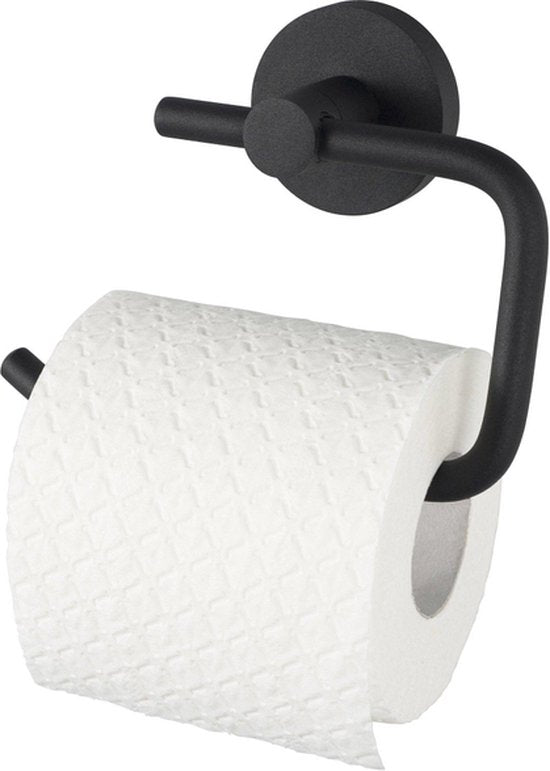 Haceka Kosmos - Toiletrolhouder - Mat zwart