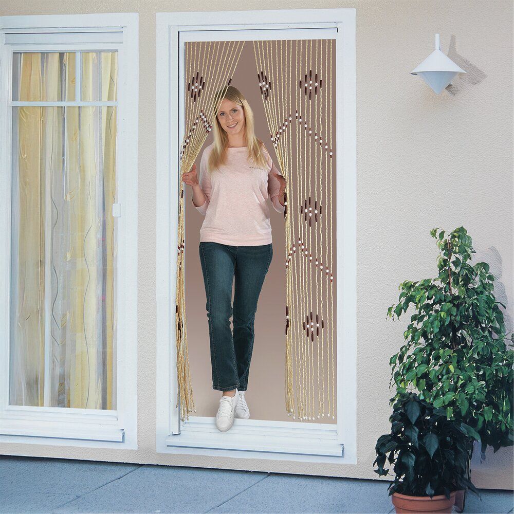 Maximex Bamboe Kralengordijn Veelkleurig - 90 x 200 cm - 31 Strengen