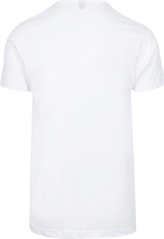 Alan Red Vermont T-Shirt V-Hals Wit (2Pack) - Maat L - Heren - Basic T-shirt