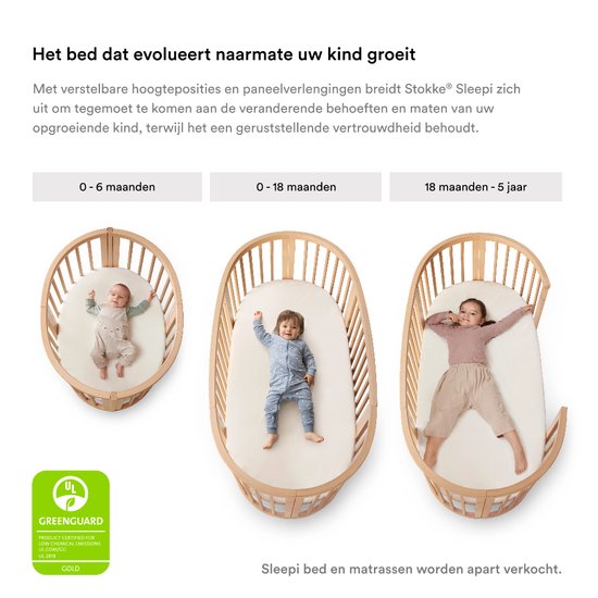 Stokke® Sleepi™ Ledikant V3 - Hazy Grey