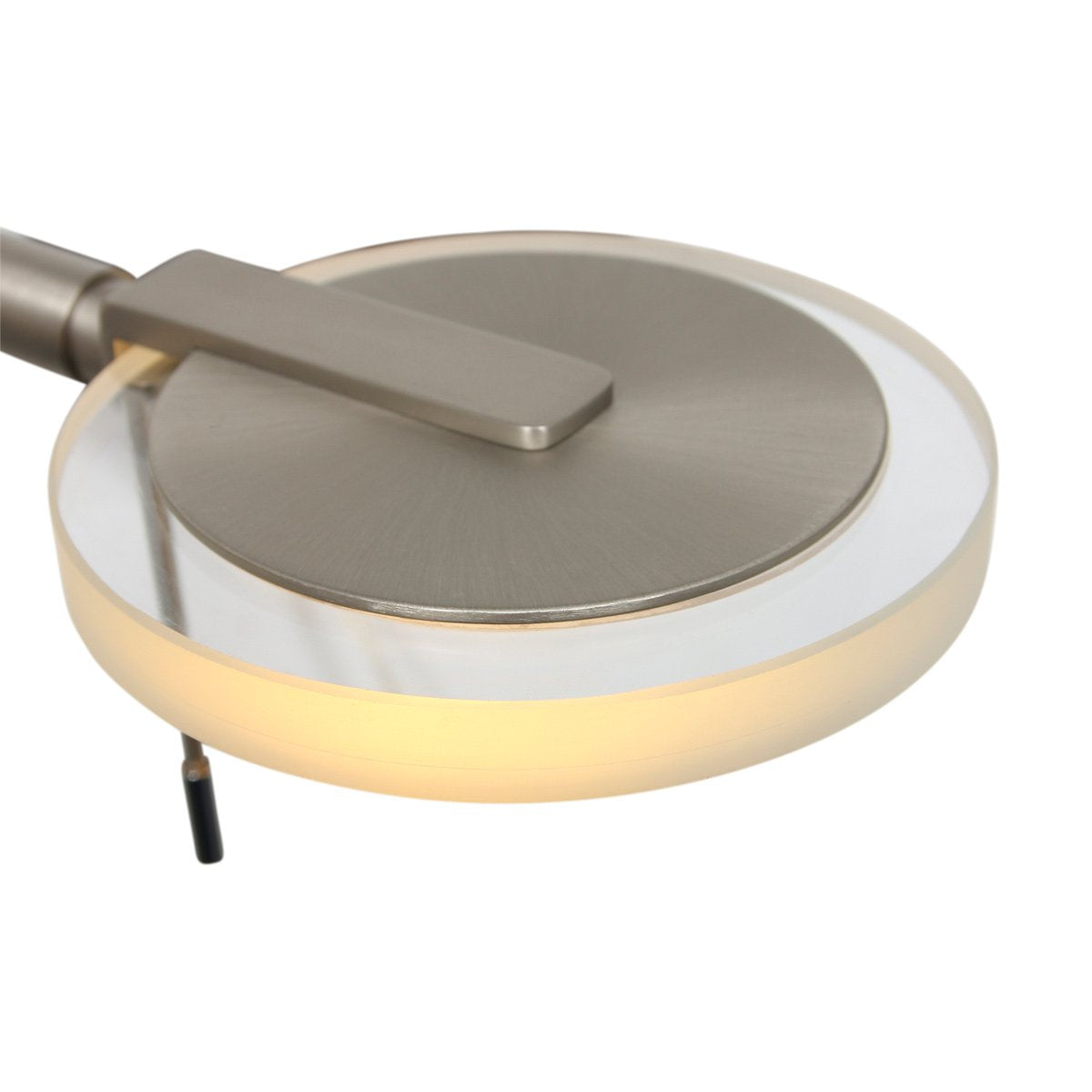 Steinhauer Turound LED - Wandlamp Modern - Staal - H:17cm - Ø:14cm - Universeel - Voor Binnen - Metaal - Wandlampen - Slaapkamer - Woonkamer