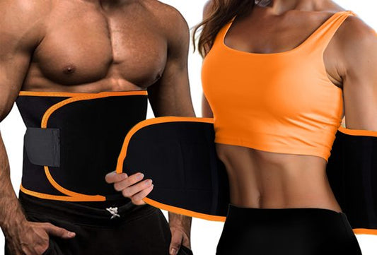 BB Belly Burner Waist Trainer - Verstelbaar - Unisex - Zwart - One size