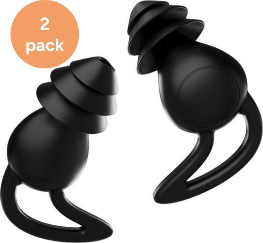 Alyze Oordoppen - 2 Pack - Earplugs - Sleep - Festival partyplug - Loop - Plugs - Anti Snore - Snurken - Gehoorbescherming - Slapen - Earplugs - Incl. storage box