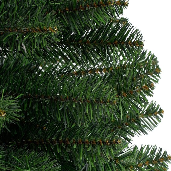 Black Box Trees Charlton Kerstboom Slank Pilaarmodel - Kerstversiering met Natuurlijke Look - Kunstboom met Scharnierconstructie voor Snel Opzetten - H185 x Ø53 cm - Groen