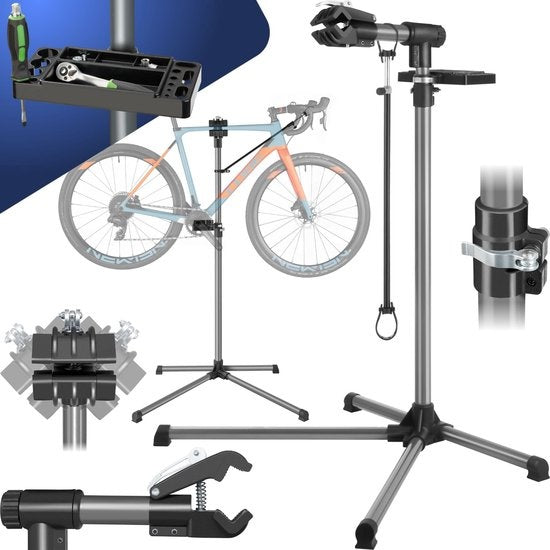 tectake - Fietsmontagestandaard montagestandaard e-bike - max. 45 kg. - 400991