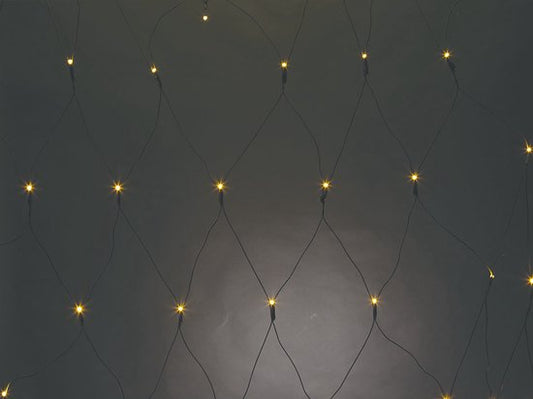 Vellight SPIKA lichtnet 2x2 m, warmwit, energiezuinig & geschikt voor binnen en buiten, ideaal voor feesten, decoratie en kerst