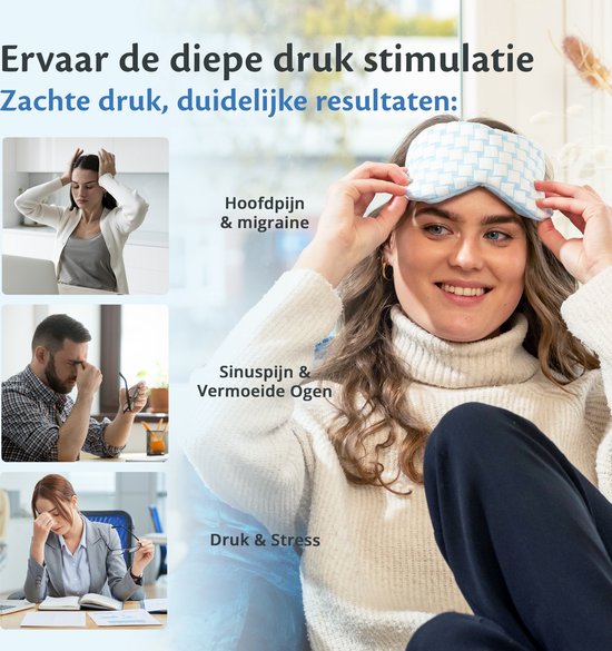 EL-Life Verzwaard Slaapmasker vrouwen & mannen - Oogmasker met verkoelende stof en velvet - Verstelbaar - Slaapmaskers