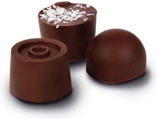Boska Choco Bonbon DIY Set - Maak Je Eigen Bonbons - Siliconen Mal - Zwart