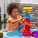 Step2 Spiral Slide Watertafel 66 x 66 x 57,1 cm – Blauw/Rood – 13-delige Accessoireset