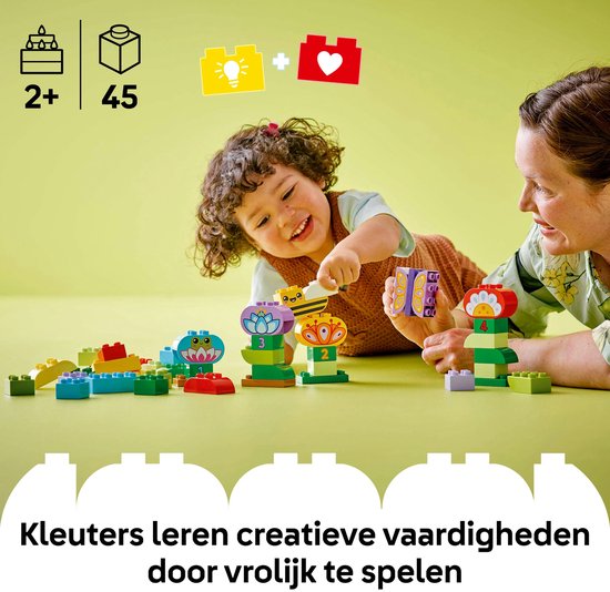 LEGO DUPLO Stad Creatieve bloementuin Educatief Montessori Speelgoed voor Peuters 10444