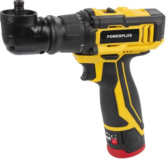 Compacte 4-in-1 multifunctionele schroevendraaier 12V POWXBOX001 – incl. batterij 12V en 2.0Ah lader