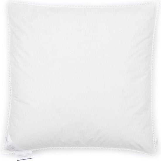 Heckett Lane – Platinum Boxkussen Ganzendons – 60 x 70 cm – Voorzien Van 90% Ganzendons En Downpass Certificaat – Voor Nekondersteuning – Wit Katoen-Perkal