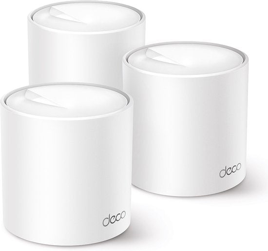 TP-Link Deco X50 - Mesh WiFi - WiFi Versterker - WiFi 6 - 3000 Mbps - 3-pack