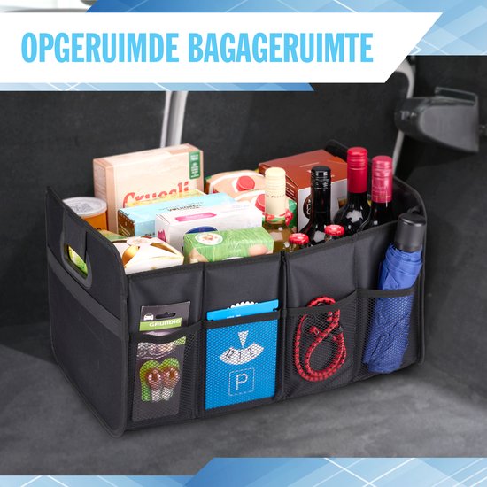 All Ride Kofferbak Organizer - Opvouwbaar - Auto Accessoires - Zwart