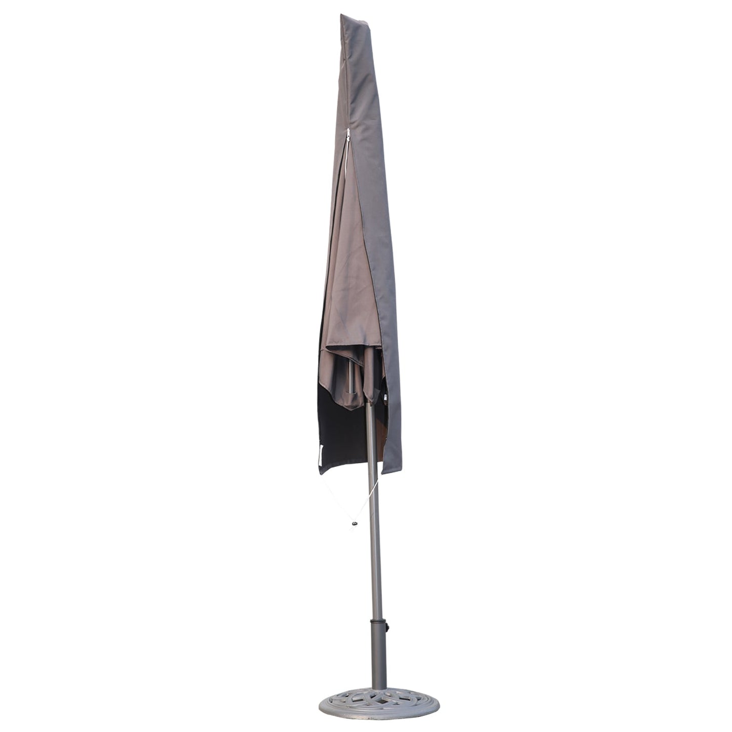 Angel Living Parasol Beschermhoes Waterdicht - Grijs - Polyester