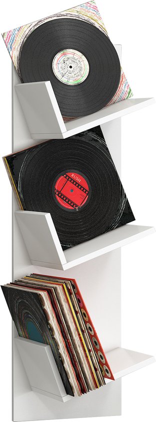 LP vinyl design wandrek wandkast Sulda wit