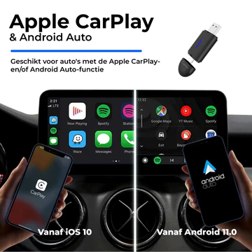 Carme Mini 2-in-1 Car Dongle Voor iPhone & Android