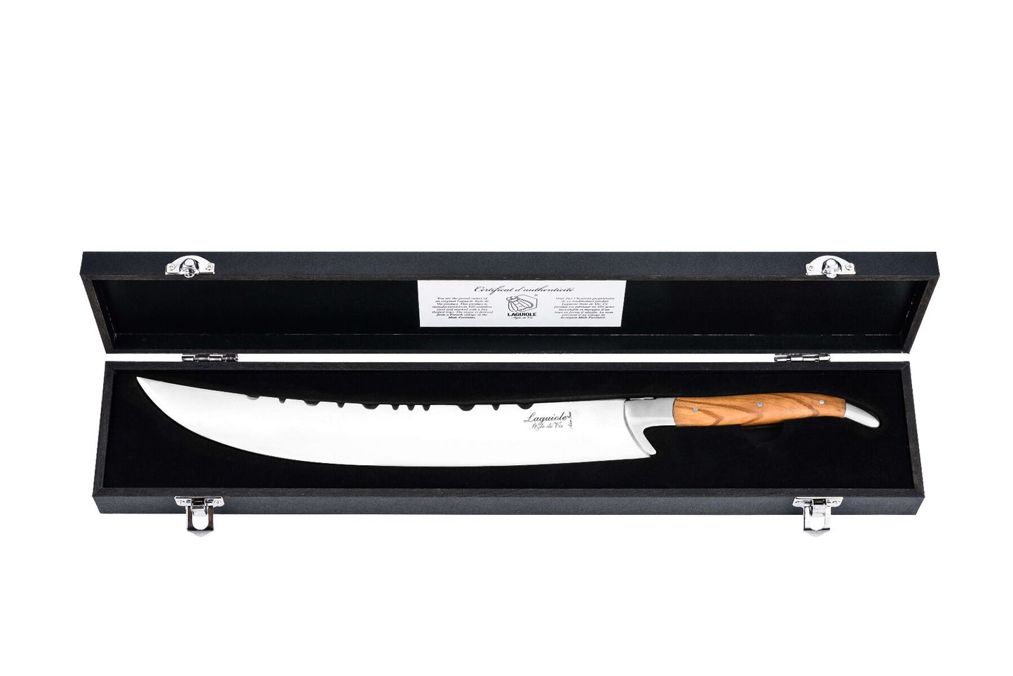 Laguiole Style de Vie Champagnesabel - Olijfhout - 41 cm