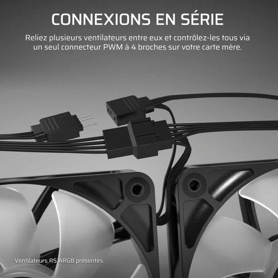 Corsair RS140 - Case-fan - 140mm - 2 stuks - Wit