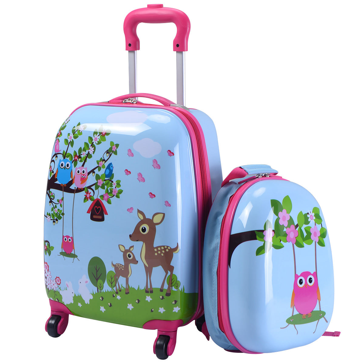2 TLG koffer set kinderbagage 16 '' koffer + 12 '' rugzak
