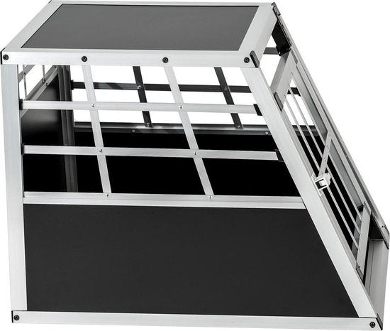 Tectake Autobank - Hondenbench - 69 x 54 x 50 cm