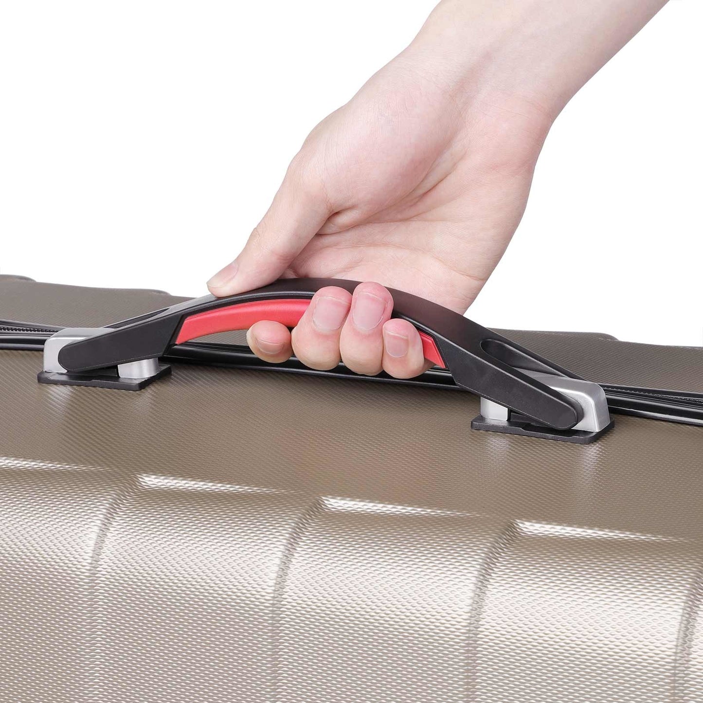 Monzana Exopack Hardcase Koffer - Champagne 53x37x21 cm