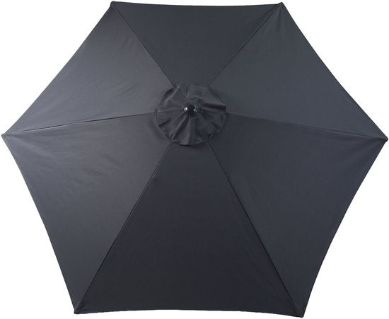 AXI Noor Stokparasol Ø 300cm Antraciet/grijs – Gepoedercoat frame - Kantelbaar