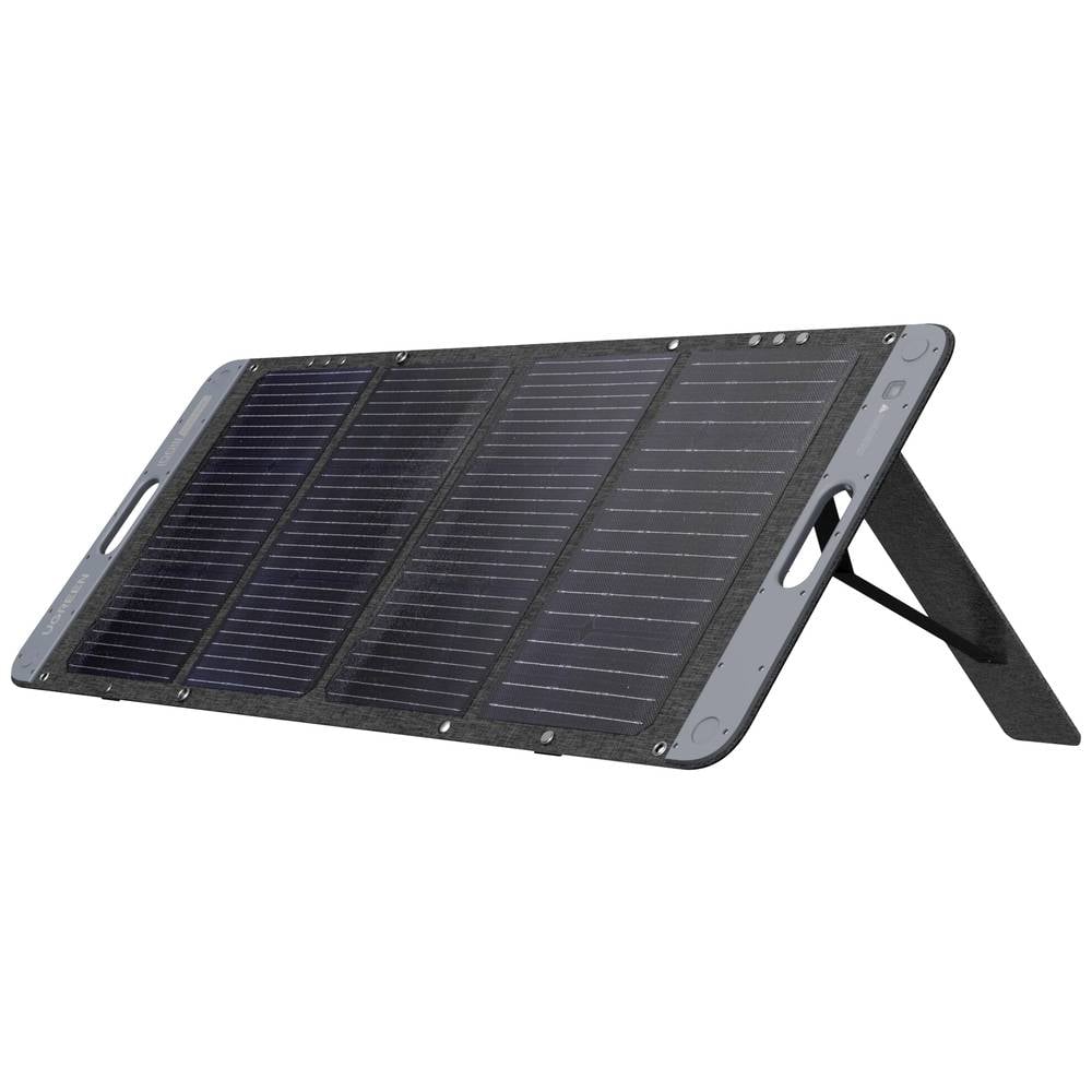 Ugreen 100W Opvouwbaar Zonnepaneel Zwart – 574x540 mm (ingeklapt) / 1290x540x410 mm (opgebouwd) – 5.5A Monokristallijn