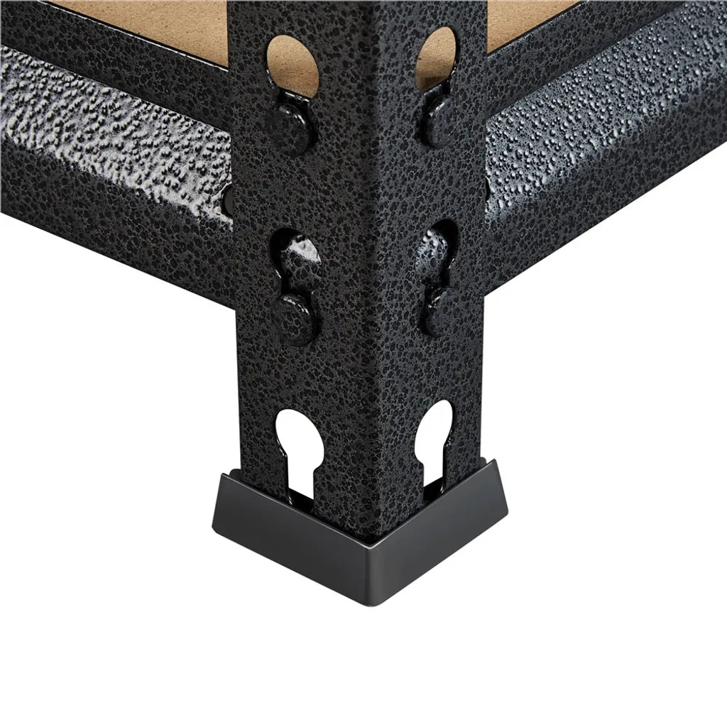 Yaheetech Schwerlastregal Metalen Legrek 153x75x30 cm, Zwart