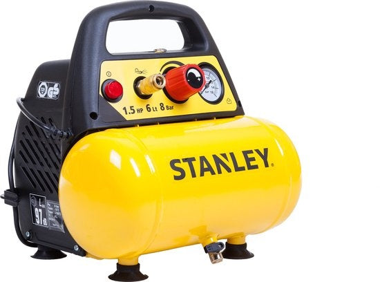 STANLEY – DN200/8/6 Luchtcompressor – 8 bar – Olievrij