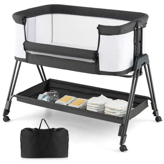 Coast Babybed - Opvouwbaar - Reiswieg - Max. 9 kg - Zwart
