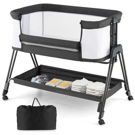 Coast Babybed - Opvouwbaar - Reiswieg - Max. 9 kg - Zwart