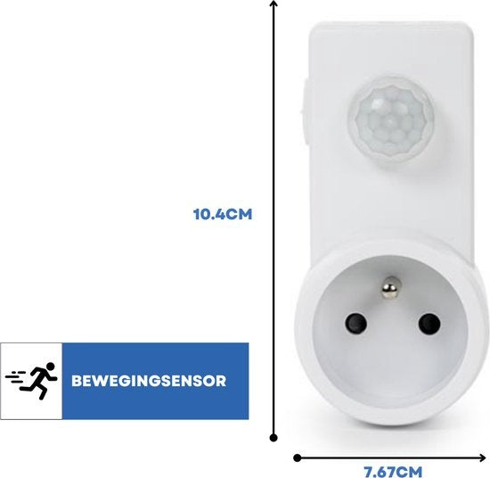 Perel Tussenstekker Met Bewegingssensor - Penaarde