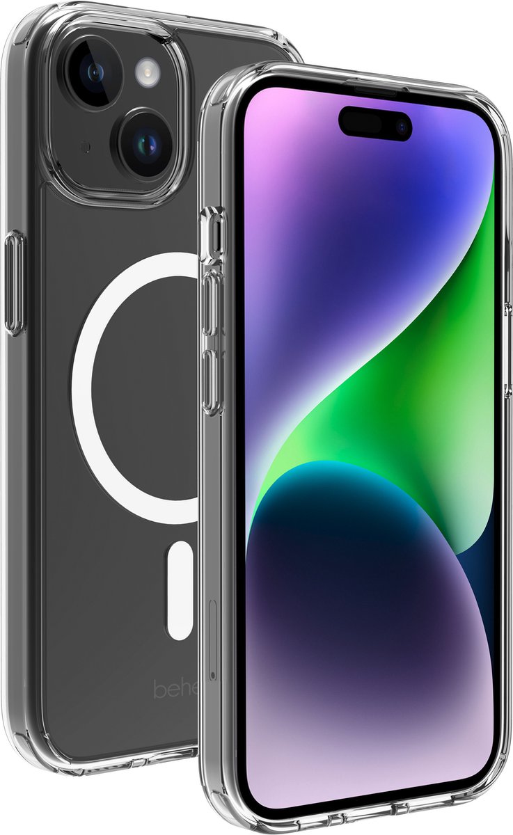 BeHello Hoesje iPhone 15 - MagSafe - Transparant