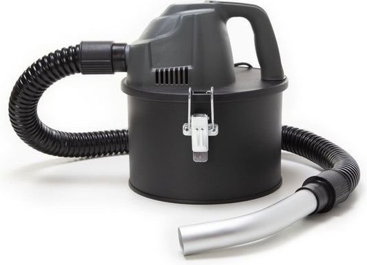 Perel Mini-aszuiger, haardzuiger, stofzuiger voor as, open haard, barbecue, droogzuiger met flexibele slang 0.3 m, HEPA-filter, zuigfunctie, zonder zak, 600 W, 4 L