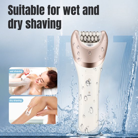 6-in-1 multifunctionele epilator, scheren, peeling, massage