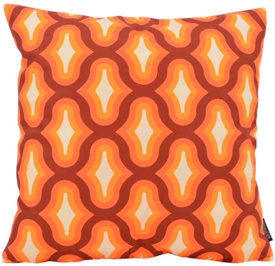 Sierkussen Retro Stijl #12 | 45 x 45 cm | Katoen/Polyester