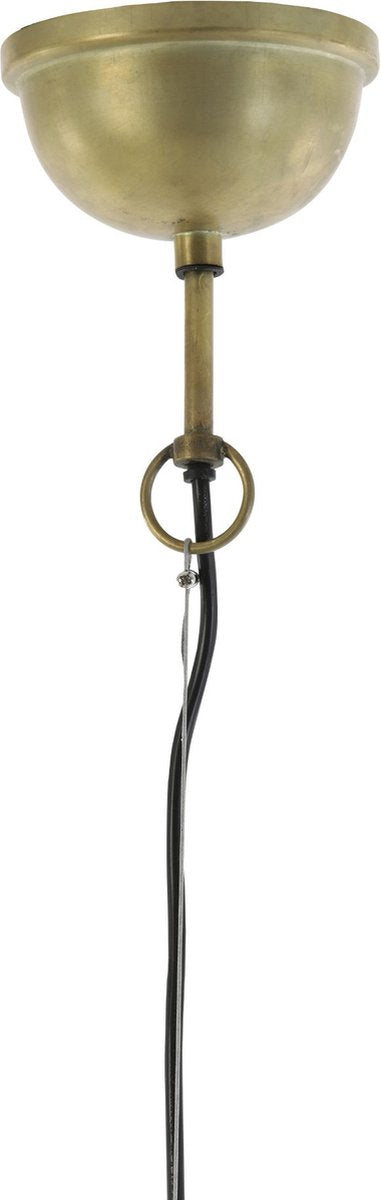 Light & Living Gularo Hanglamp - Donkerbruin Hout - Ø60cm - Modern & Luxe