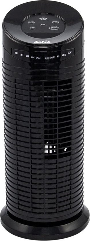 Solis Tower Ventilator 749 Ventilator Toren - 38 cm Hoog - Zwart
