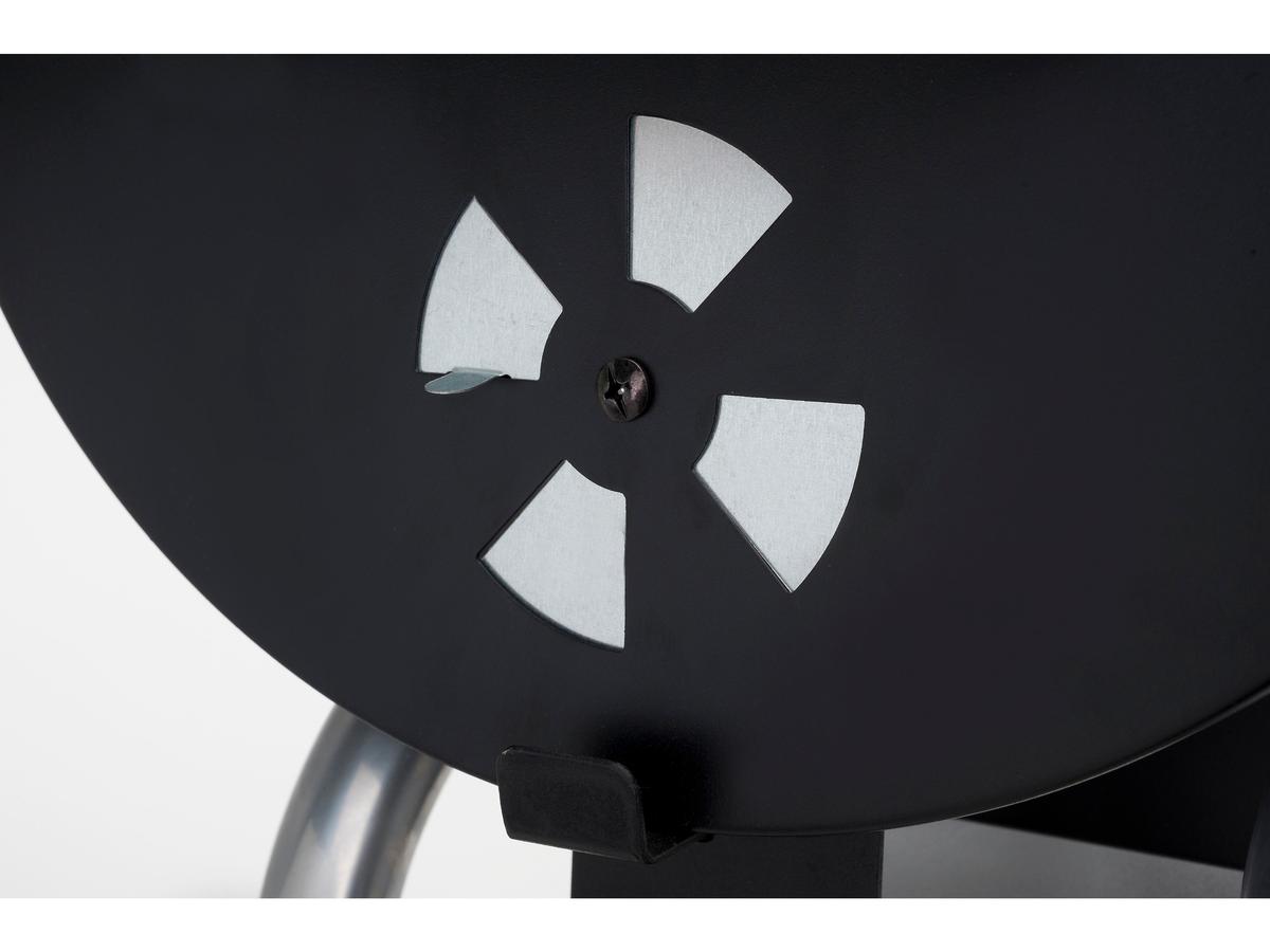 Landmann Black Taurus 440 Houtskoolbarbecue - Robuust Design - Groot Grilloppervlak