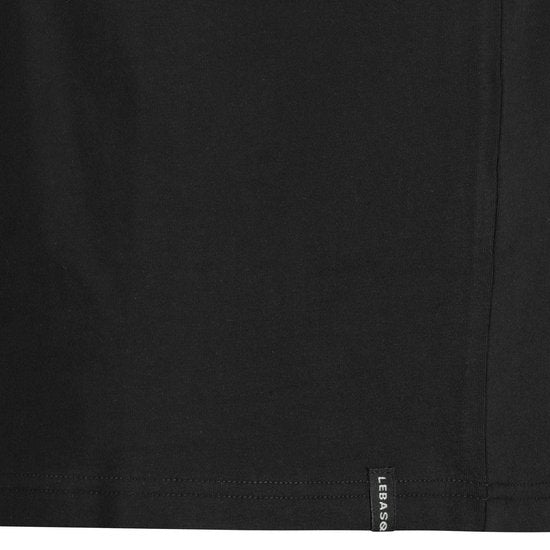 LEBASQ - Davis' T-shirt voor heren - 3 pack - V-hals - Extra lang - Zwart - Maat 2XL