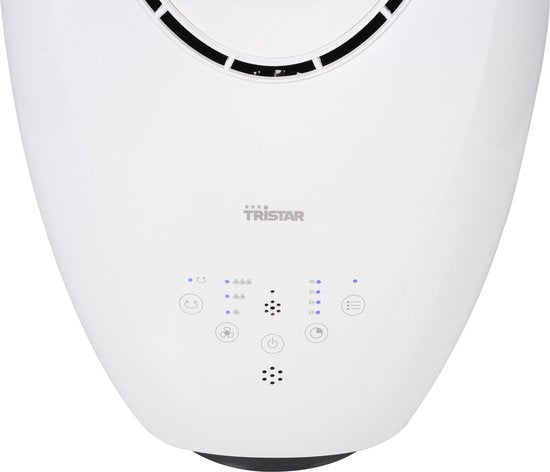 Tristar VE‑5717 Bladloze Ventilator – 60W – 3 standen – Timer – Afstandsbediening – Wit