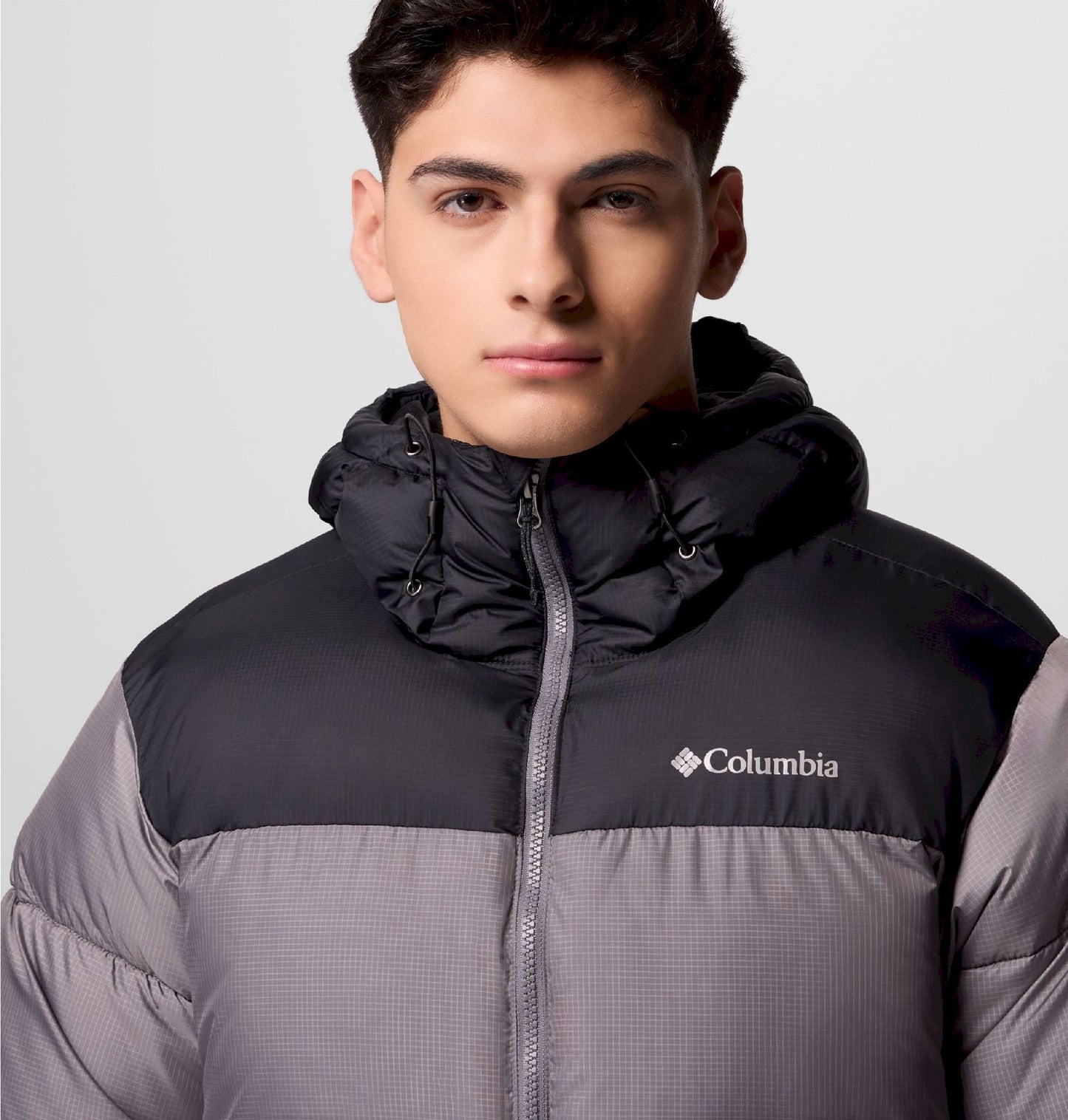 Columbia Heren Winterjas - Omni-Shield Puffect - Hooded Jacket - XXL - Donkergrijs