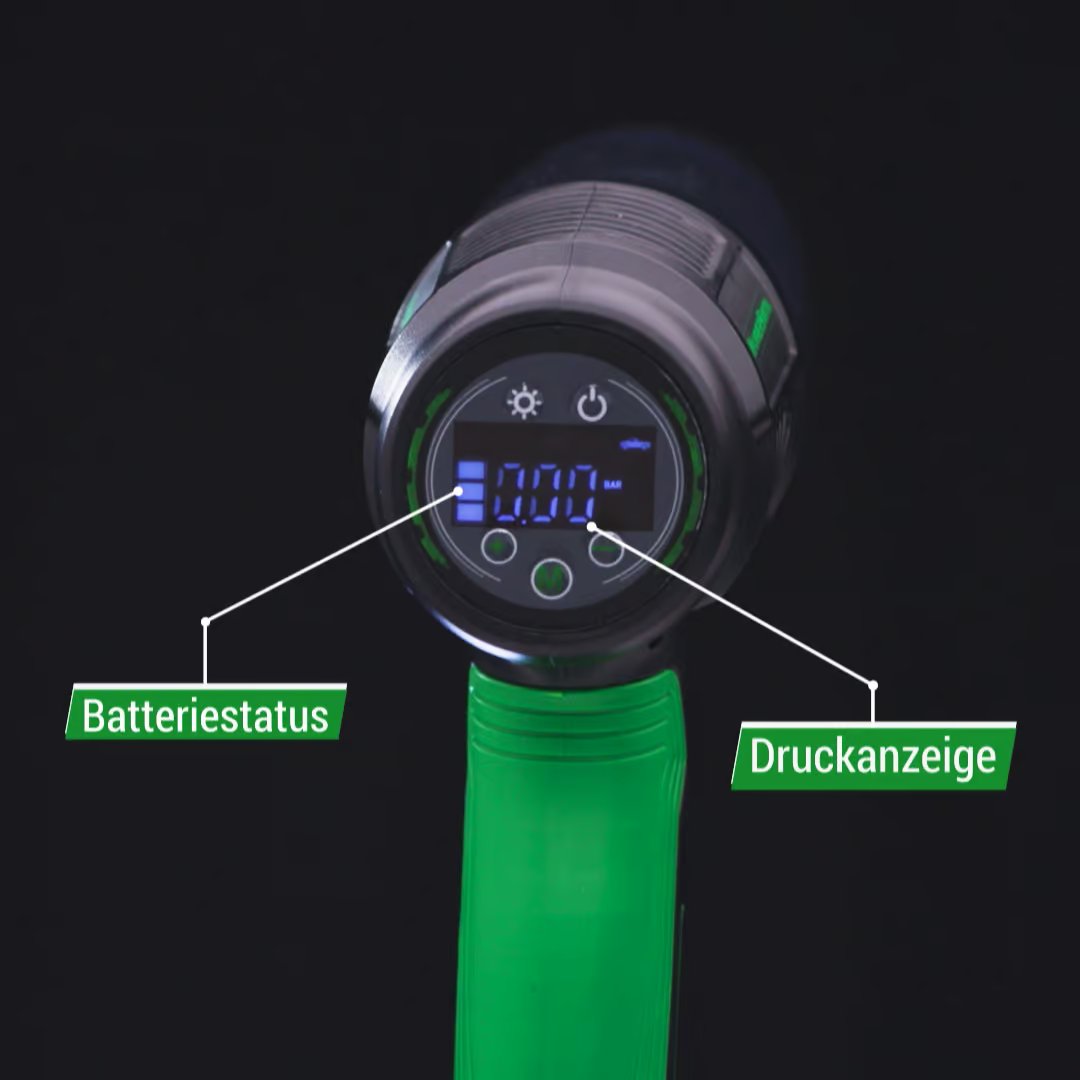 Hammersmith AirStorm Draadloze Handstofzuiger en Luchtcompressor - 5 Voorinstellingen - Automatische Uitschakeling - LED-display