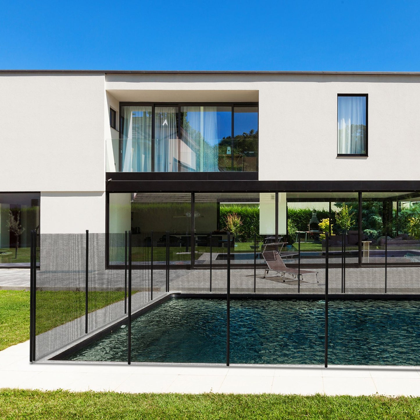 Coast Zwembadhek voor Kinderen Beschermomheining Tuin en Zwembad - Vijverhek - 360 x 125 cm